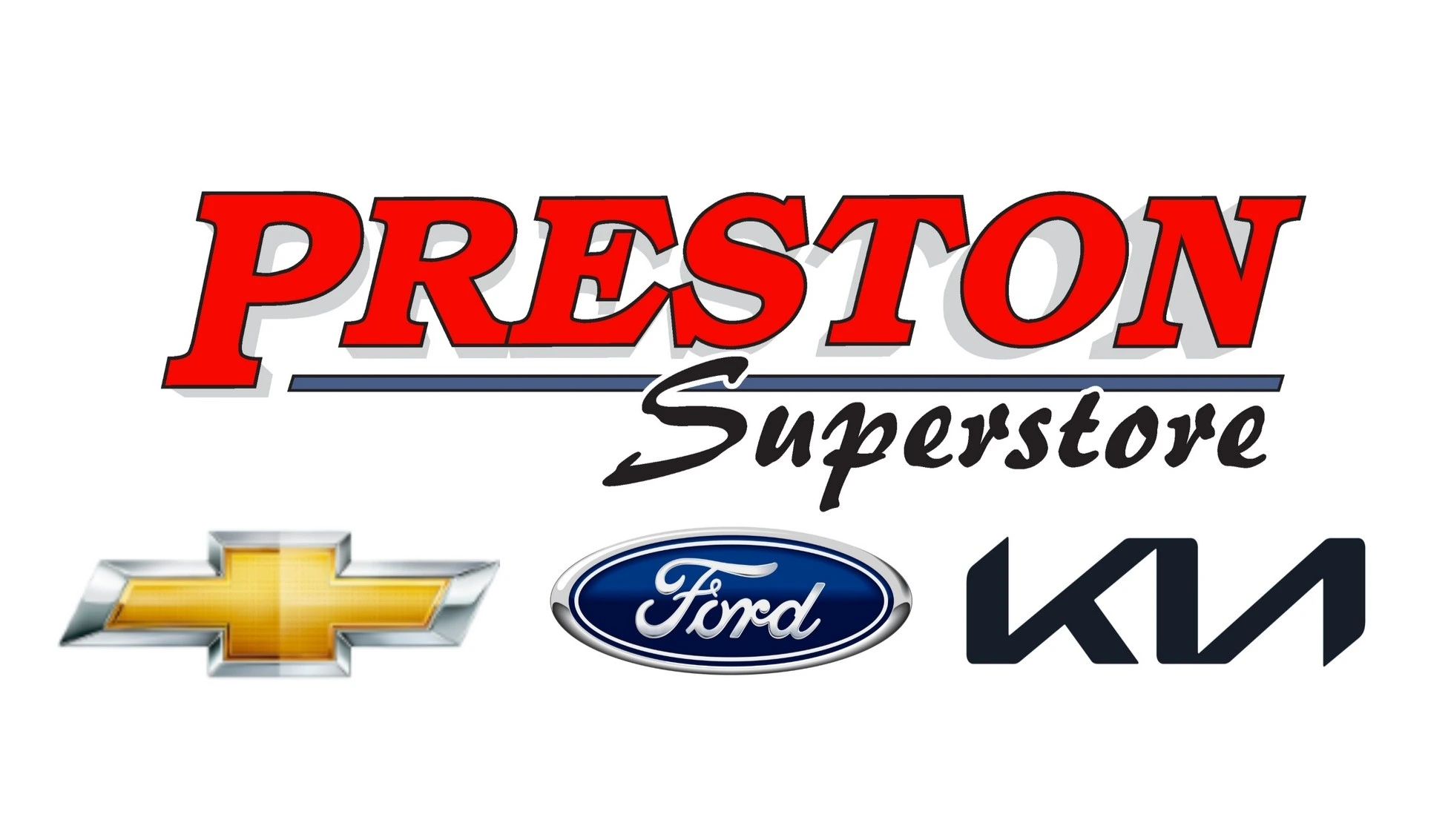 Preston Superstore, a Chevrolet, Ford, and Kia dealer and community partner of Century Village Museum.